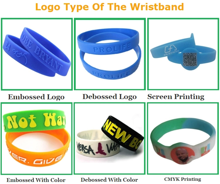 Sample Customization Custom Printing Silicone Wristband Bracelet Hand Band Vote Promotional Gifts