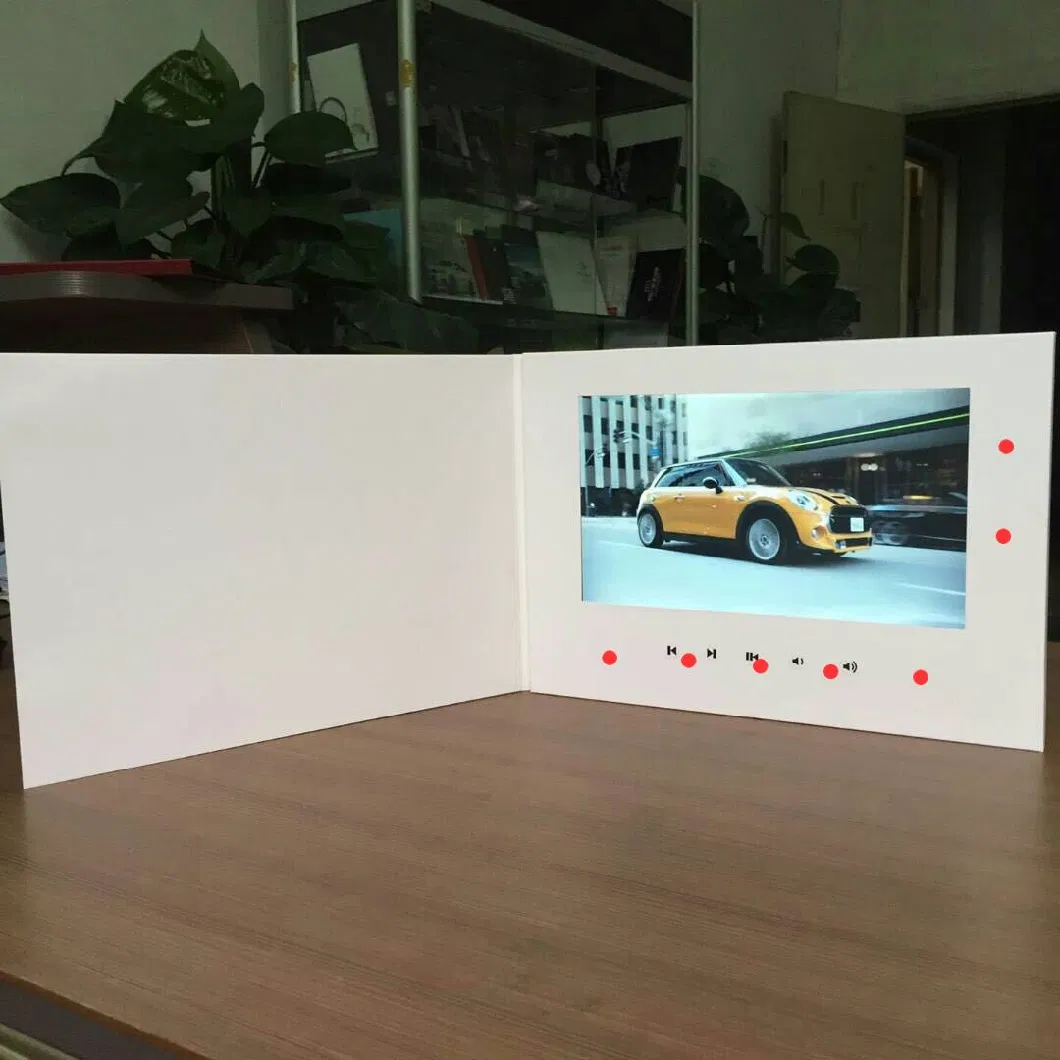 Blank Video Greeting Card/Video Brochure/Video Greeting Card