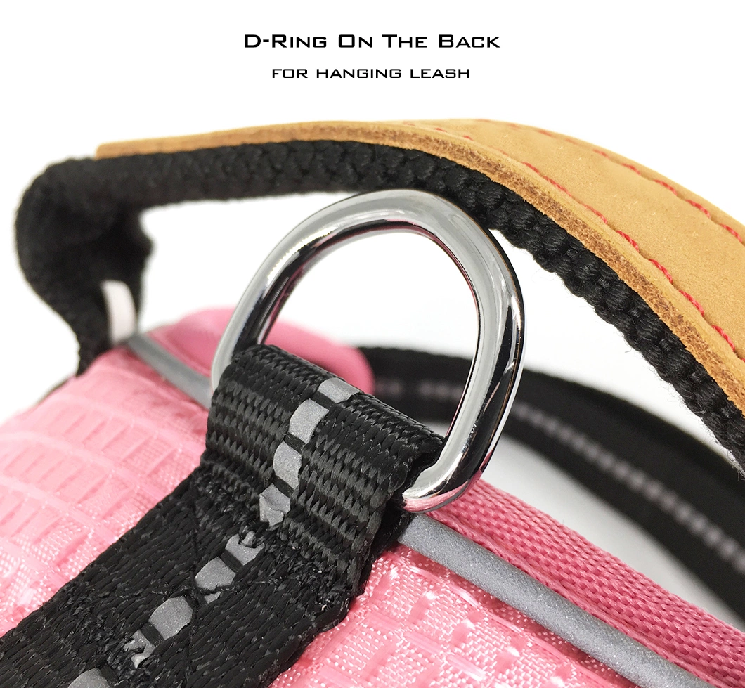 No Pull Adjustable Reflective Lightweight Travelling Wholesale Dog Harness Pet Accessories